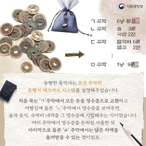 조선시대에도 체크카드가 있었다고?