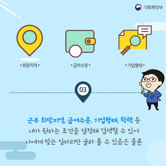 집에서 가까운 일자리, 지도에서 찾는다