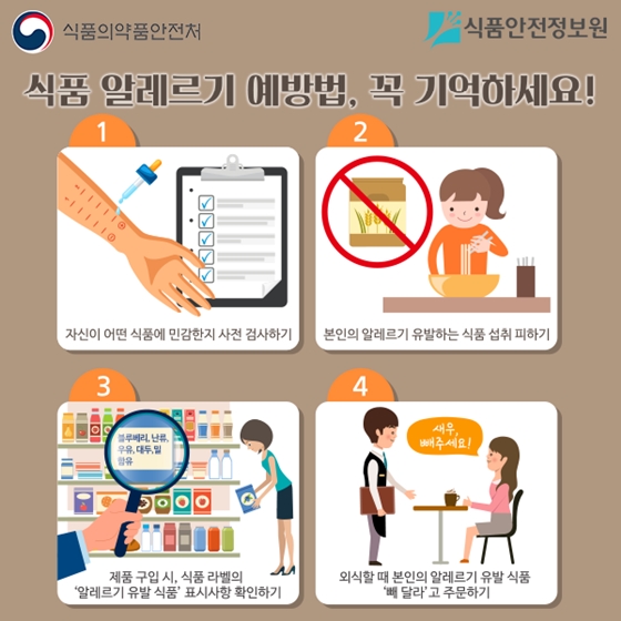 식품 알레르기 있다면?…대체 식품 알아보기