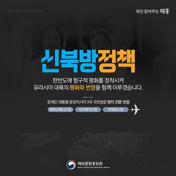 신북방정책 중앙아시아 3국 국빈방문 현지 언론 반응