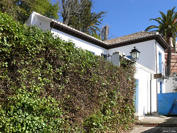 알함브라 성채아래 마누엘 데 파야가 살던 집. 