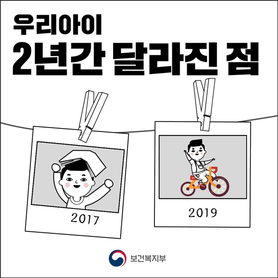 지난 2년간 우리 아이들의 삶에 어떠한 변화가 있었을까요?