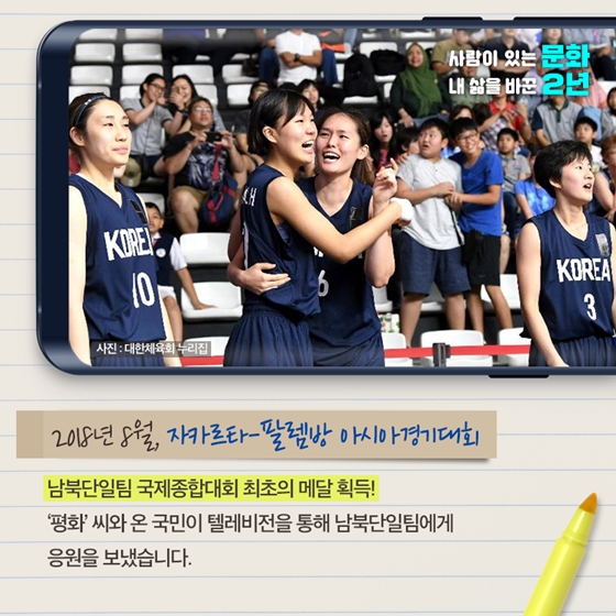 ‘평화’ 씨의 활기찬 스포츠 생활