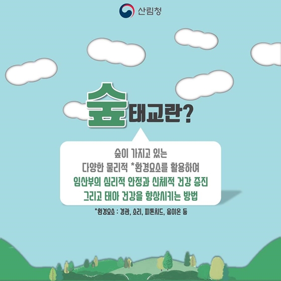 임산부를 위한 맞춤형 서비스, 숲태교