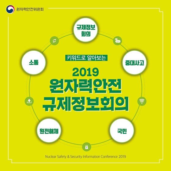 키워드로 알아보는 2019 원자력안전규제정보회의