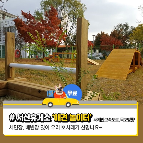 댕댕이 놀이터 있는 휴게소 6