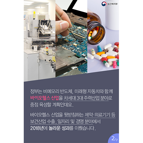 차세대 한류로 떠오르다! 보건산업