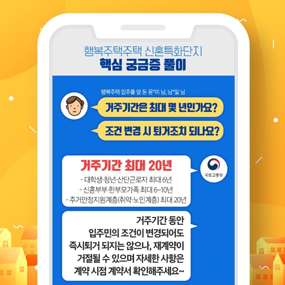 행복주택 신혼특화단지에 대한 궁금증! 한 번에 해결!