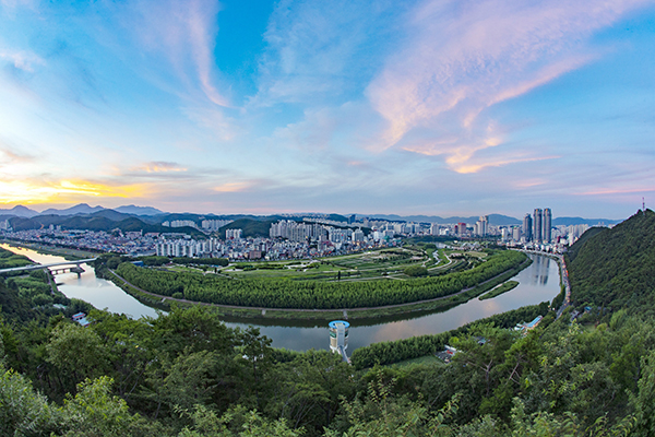 태화강 국가정원 전경.