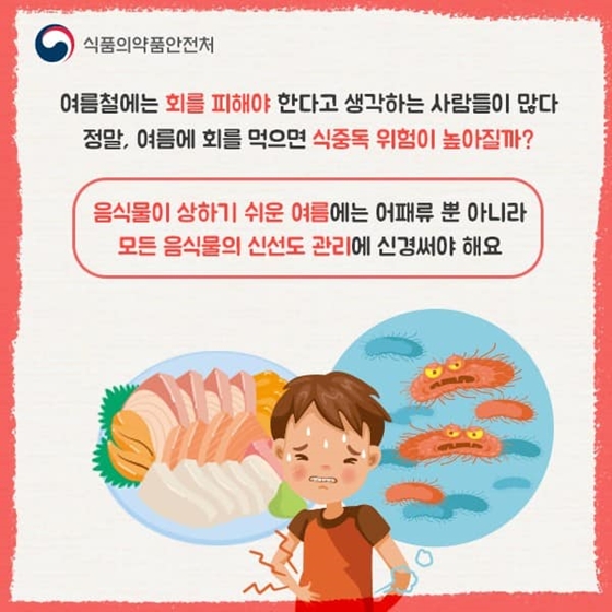 여름에 회 먹으면 식중독 위험 높아질까?