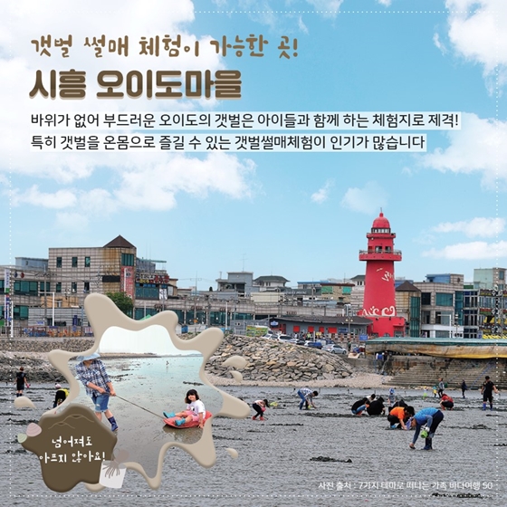 갯벌의 매력에 퐁당 빠져볼까요?