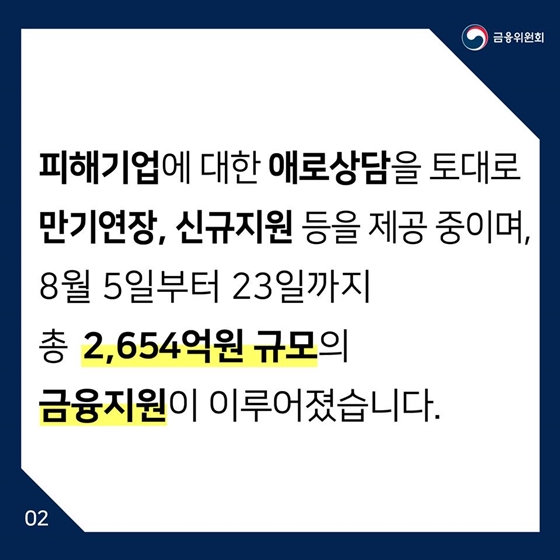 일본 수출규제 피해기업에 2,654억원 금융지원