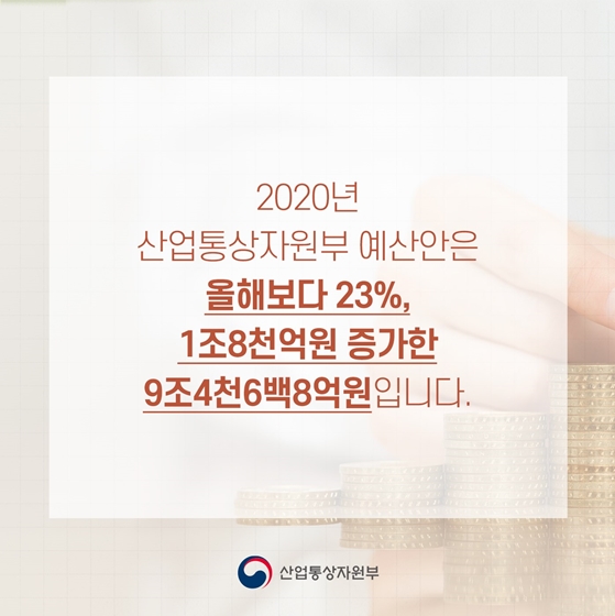 2020년도 산업통상자원부 예산안 