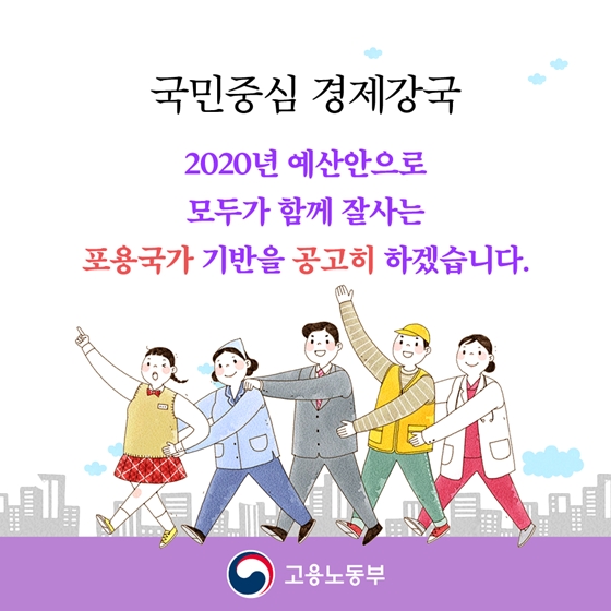 2020년 고용노동부 예산안 - ④ 적극적 노동시장