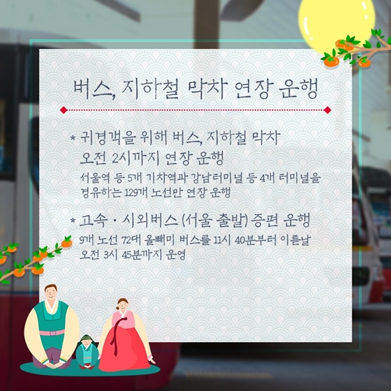 추석 연휴 꼭 필요한 공공서비스 정보