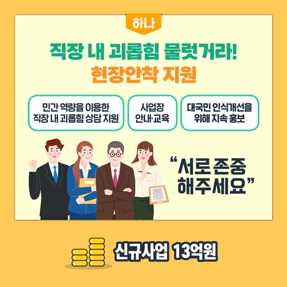 2020년 고용노동부 예산안 - ⑥ 직장 내 괴롭힘&산업재해