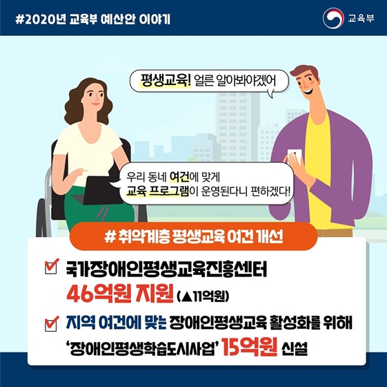 2020년 교육부 예산안 - 평생교육 편