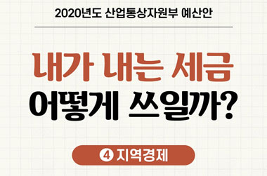 2020년도 산업통상자원부 예산안 - ④ 지역경제