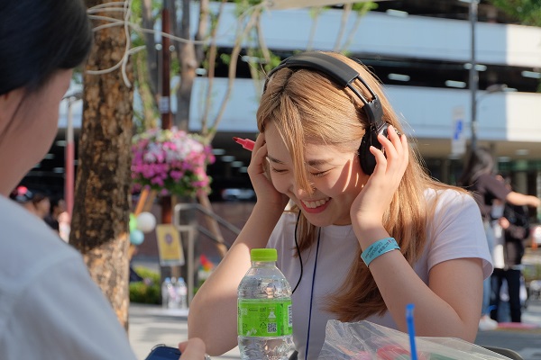 <파랑고래! 나랑 놀래?>의 공원 프로그램 중 하나로 기획된 마이 사운드 부스