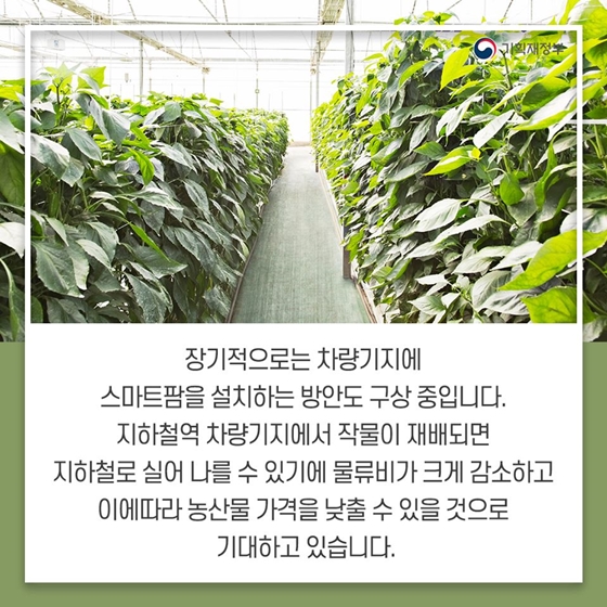 지하철역에서 만나는 농업 ‘메트로팜’