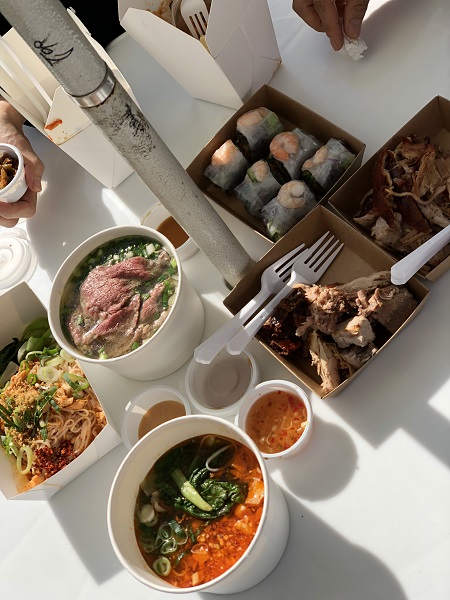 베트남의 월남쌈과 등심쌀국수, 필리핀의 레촌, 미얀마의 샨누들과 비빔샨누들, 인도네시아의 미고랭과 나시고랭, 태국의 팟타이와 팟카파오무쌉을 먹었다. 먹어보지 못한 음식이 있어 아쉬움이 남긴 하지만 모든 음식이 정말 맛있었다.