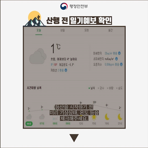 겨울 산행, 이것만은 주의해주세요!