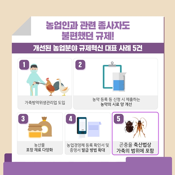 농촌에 활력을 더하는 2019 규제혁신