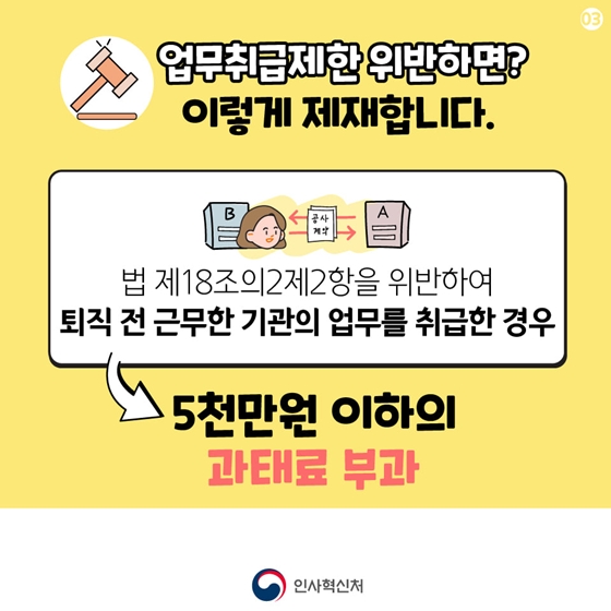기관업무기준 심사대상자는 전 소속기관이 처리한 업무를 할 수 있다? 
