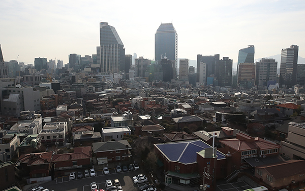 서울 강남구 주택가 모습.(사진=저작권자 (c) 연합뉴스. 무단전재-재배포금지)