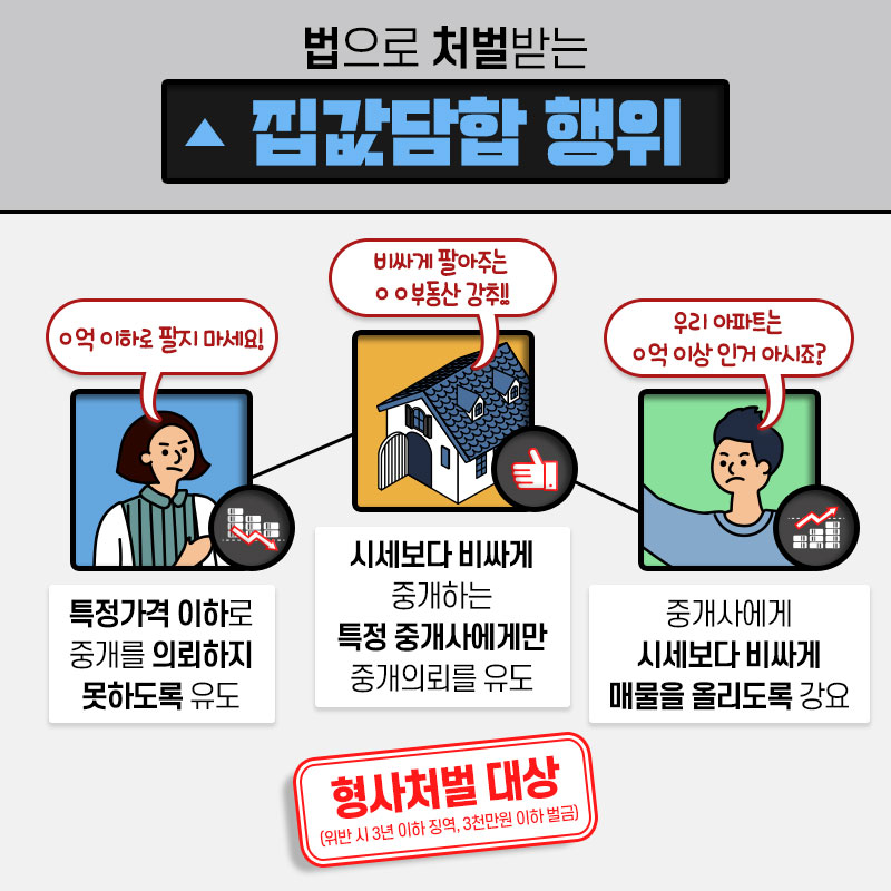 아파트 가격 담합, 이제 형사처벌 대상