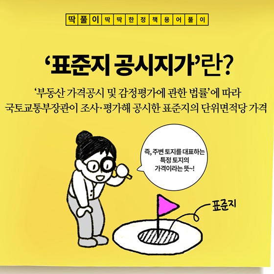 [딱풀이] ‘표준지 공시지가’란?