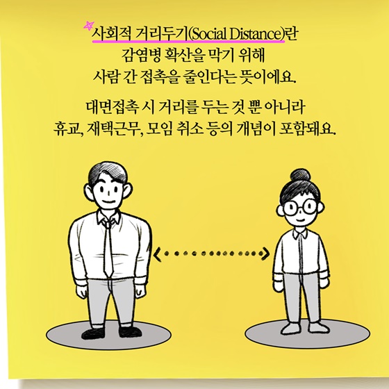 [딱풀이] ‘사회적 거리두기’란?