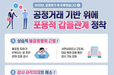 공정거래 기반 위에 포용적 갑을 관계 정착 이미지