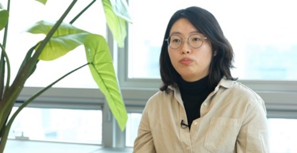 혁신제안톡에 전염병 공공데이터 관련 제안을 올린 황은미 씨.
