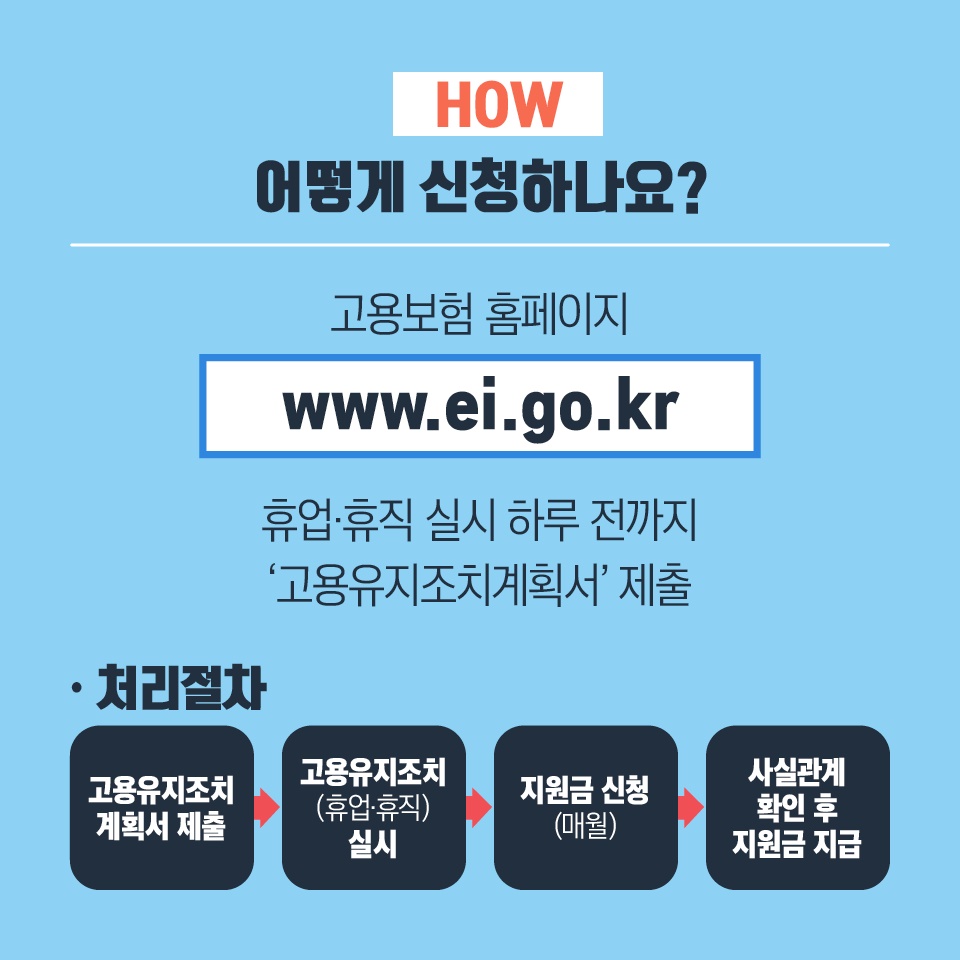 고용유지지원금 모든 업종 최대 90% 확대 지원