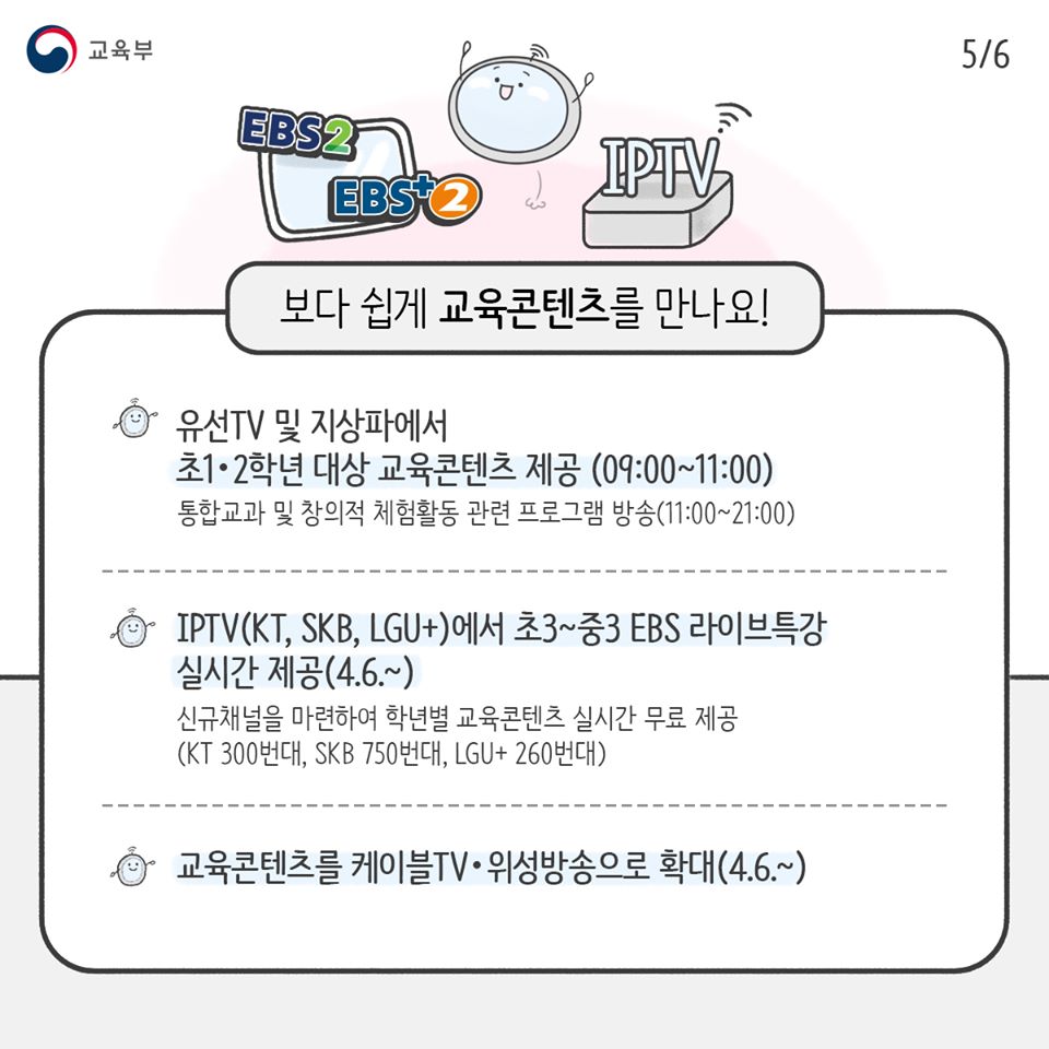 원격수업 이렇게 지원합니다!