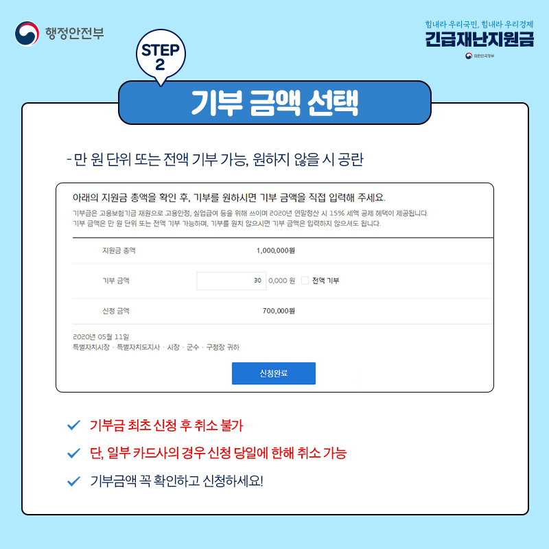 정말 쉬운 긴급재난지원금 신청 방법 안내