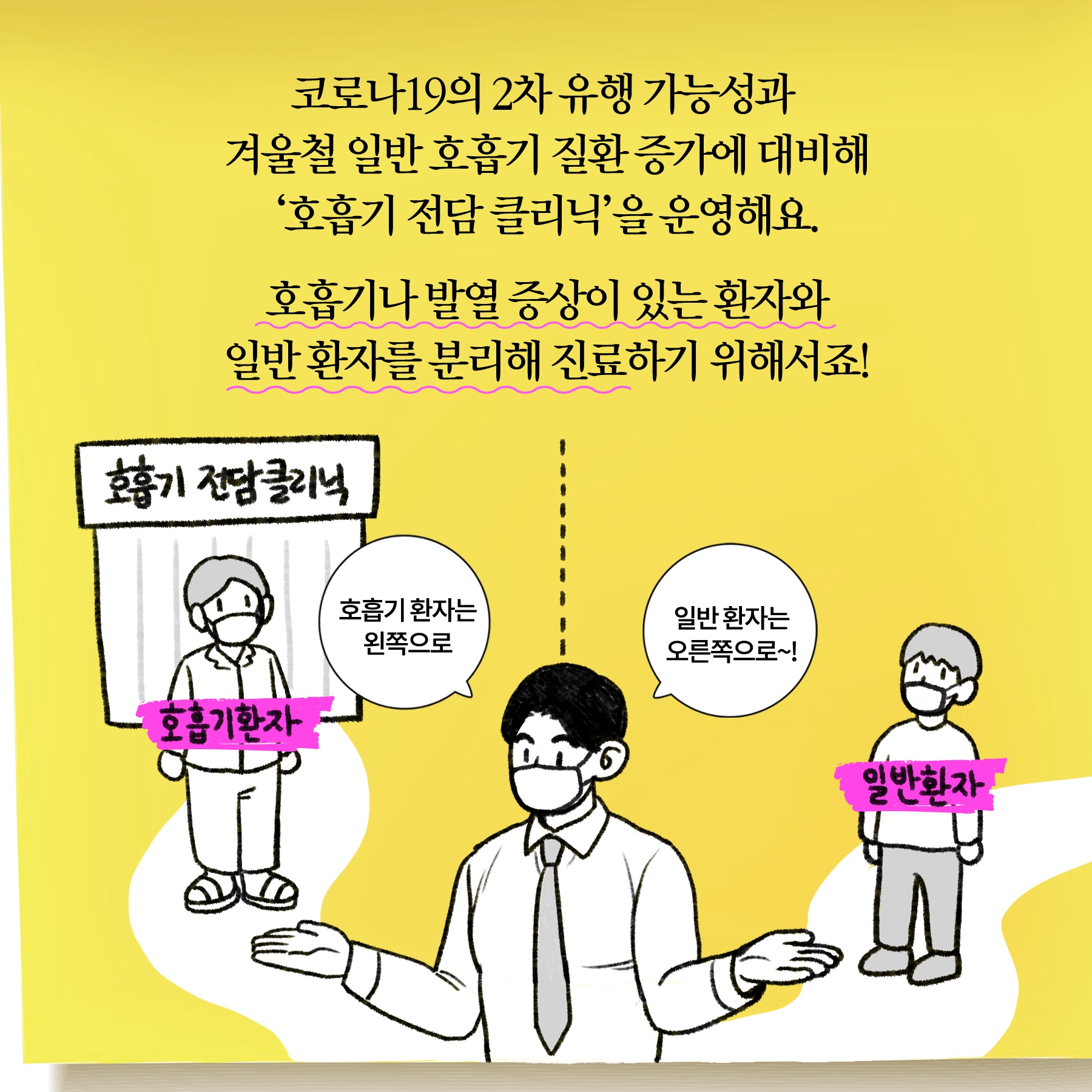 [딱풀이] 호흡기 전담 클리닉 