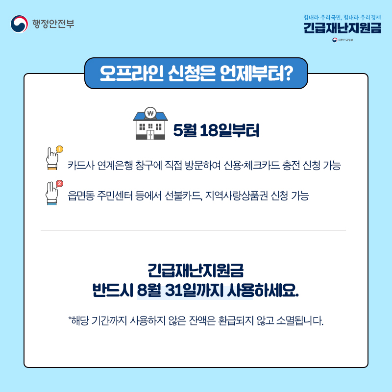 정말 쉬운 긴급재난지원금 신청 방법 안내