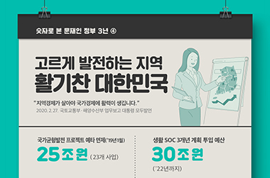 고르게 발전하는 지역 ‘활기찬 대한민국’