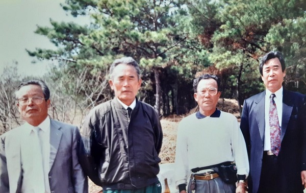 6·25참전유공자 3형제 안장자 사진자료. 좌측부터 황운찬(2남), 황운선(3남), 황운택(4남), 황운식(5남).