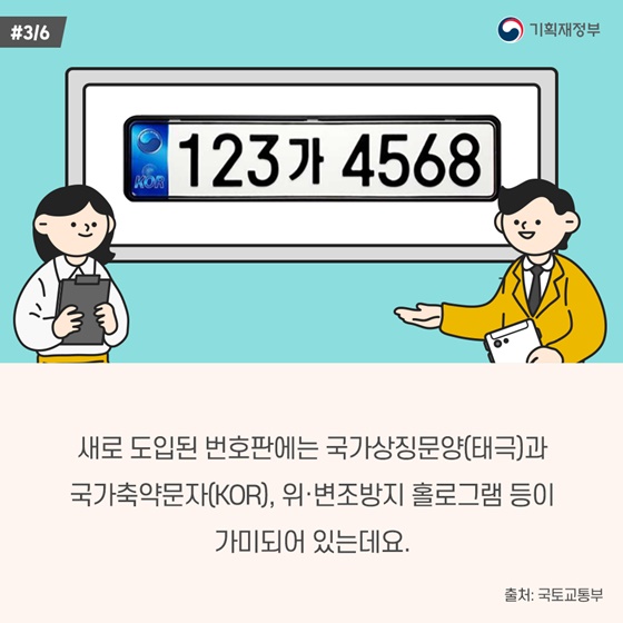 위조는 줄이고, 빛 반사율은 높이고... 반사필름식 자동차 번호판 시행