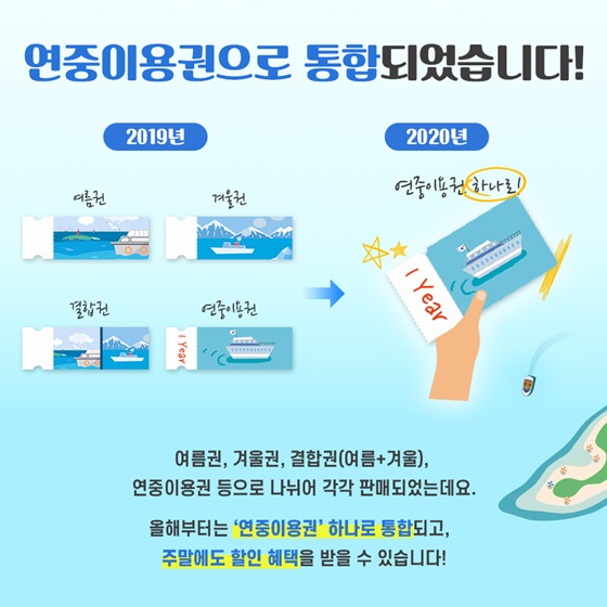 올여름은 바다와 섬으로? 가자! 바다로!