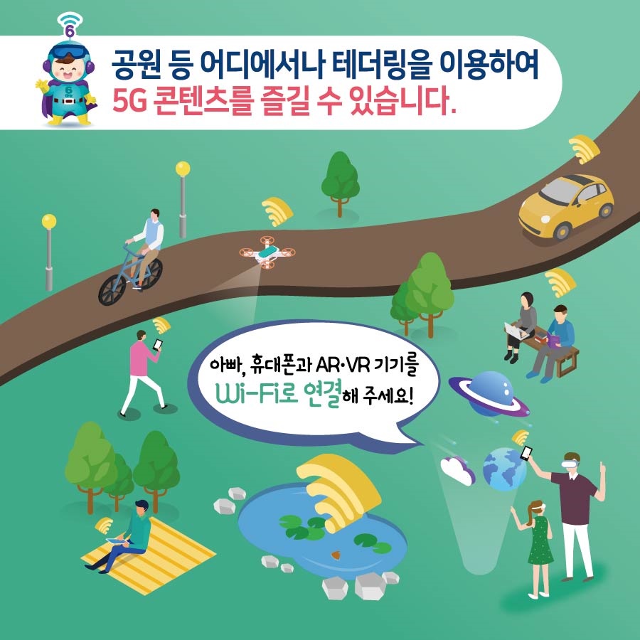 슬기로운 5G급 Wi-Fi 생활, 식스맨과 함께 시작하세요!