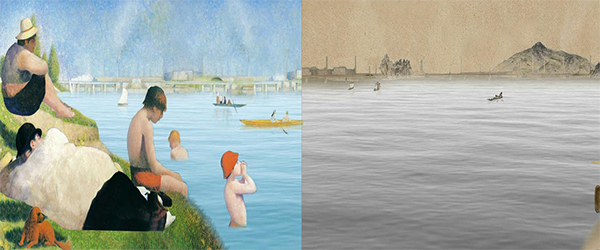 이이남 작가의 크로스 오버 쇠라(Crossover Seurat, 문화체육관광부 제공) 