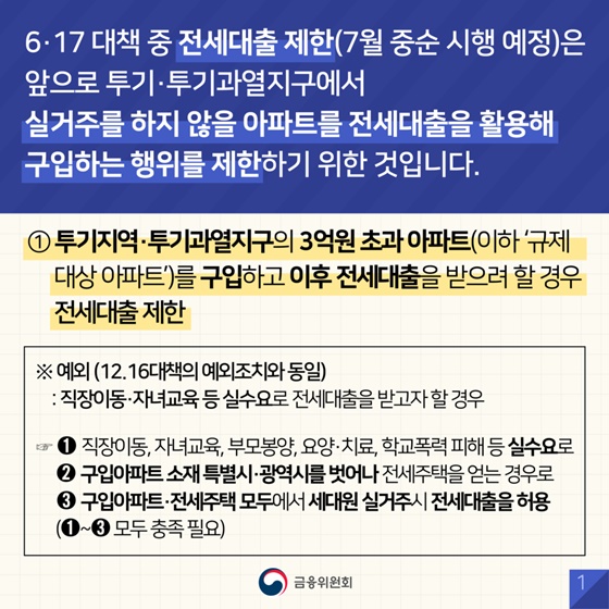 전세대출 제한 좀 더 자세히 설명드립니다