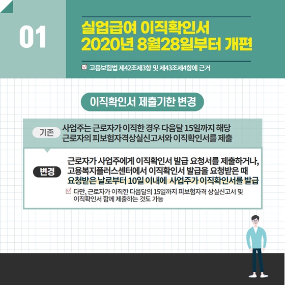 실업급여 이직확인서 제도 개편