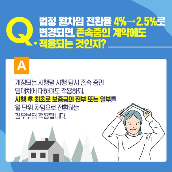 전세에서 월세 전환할 때 월세는 어떻게 정해질까?