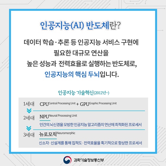 인공지능 반도체로 세계시장을 이끌겠습니다