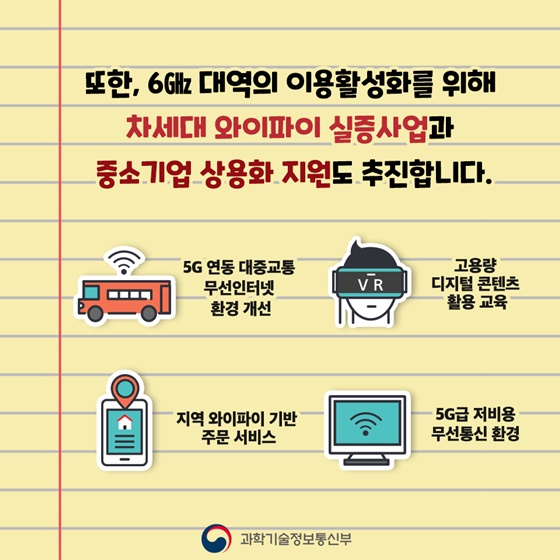 5G급 와이파이로 만나는 새로운 세상